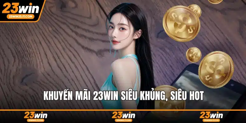 Khuyến mãi 23WIN siêu khủng, siêu hot