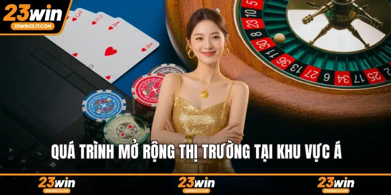 Quá trình mở rộng thị trường tại khu vực Á